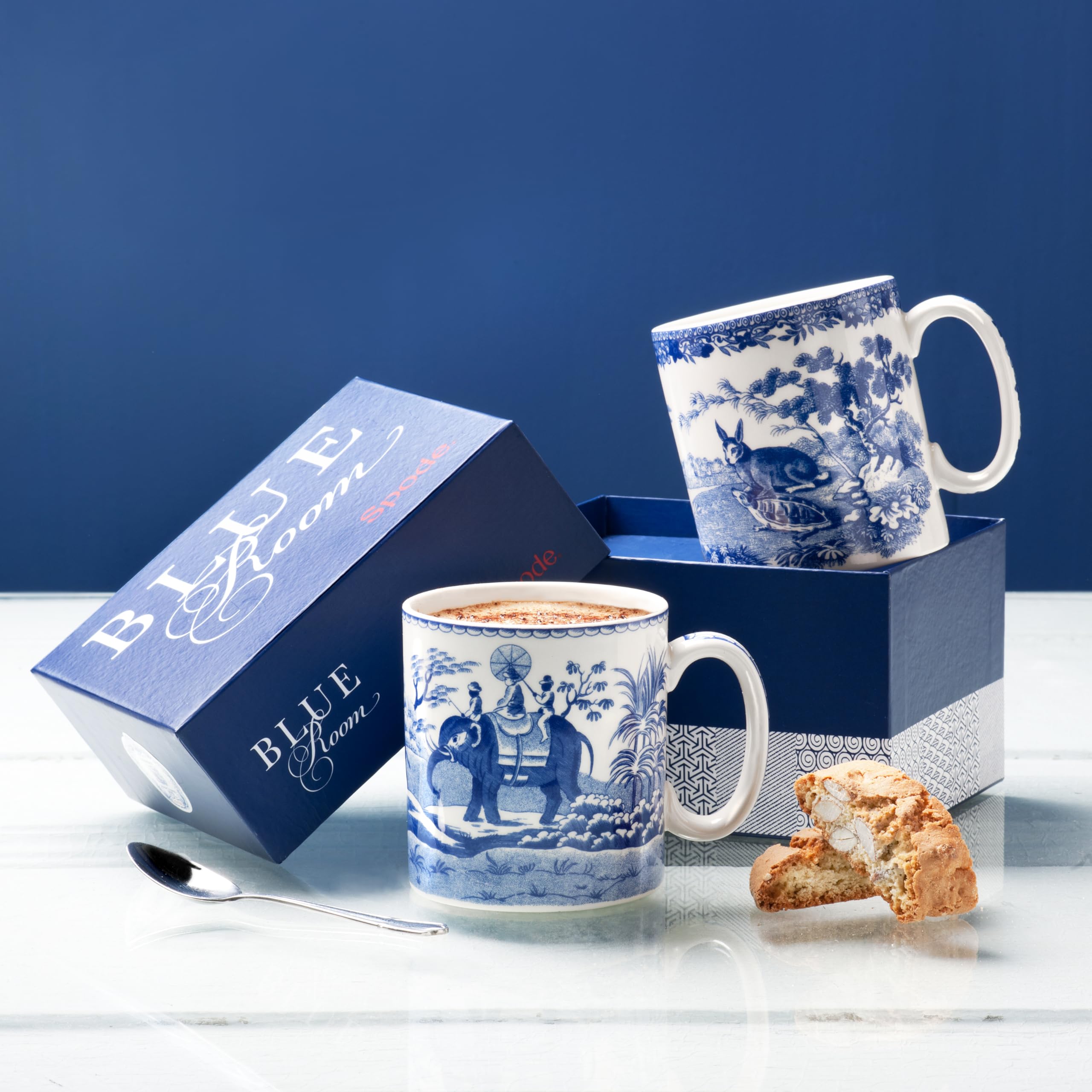 貴重♦Spode Blue Room Collection Greek Amazon.com | Spode Blue Italian Blue Room 16 oz Porcelain Mug